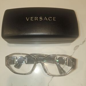Versace Clear Eyeglasses with Case